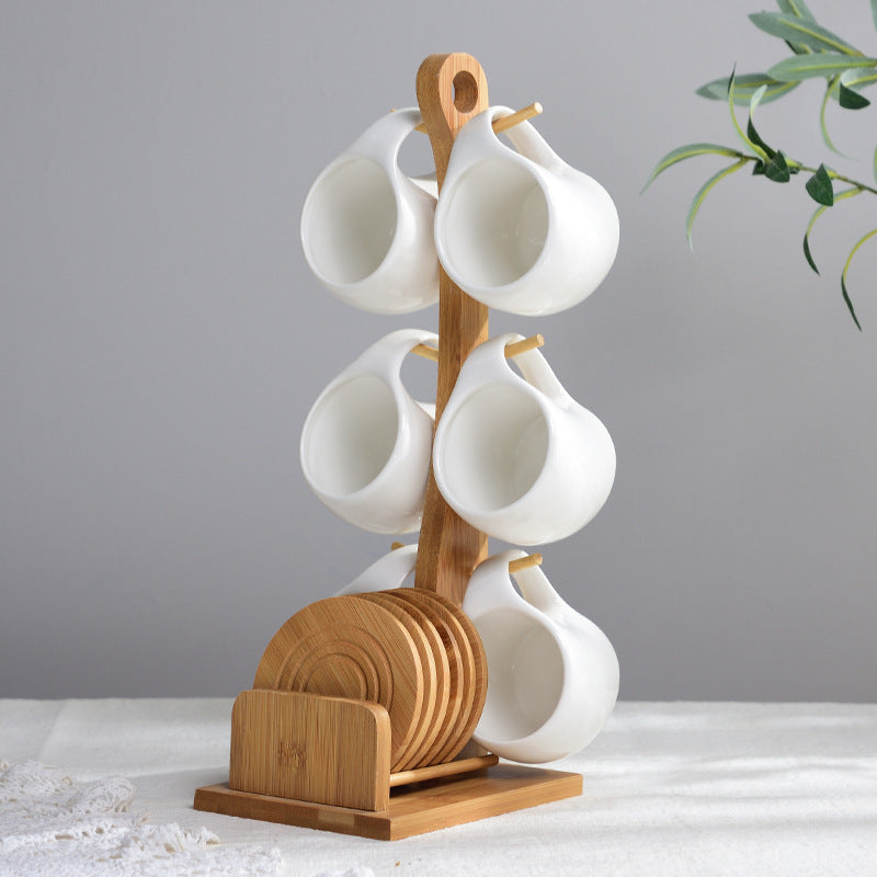 Ceramic Coffee Cup And Saucer Set
