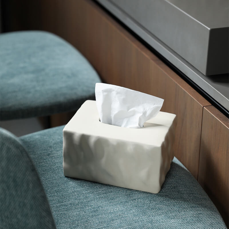 Ceramic Tissue Box Simple Home Style