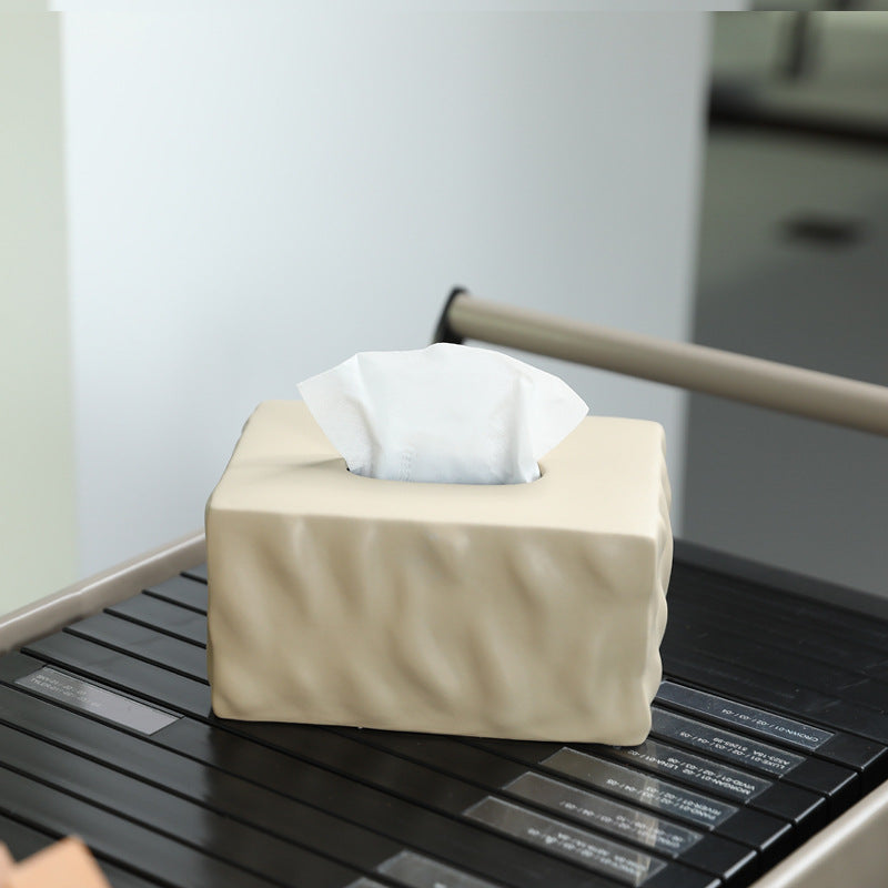 Ceramic Tissue Box Simple Home Style