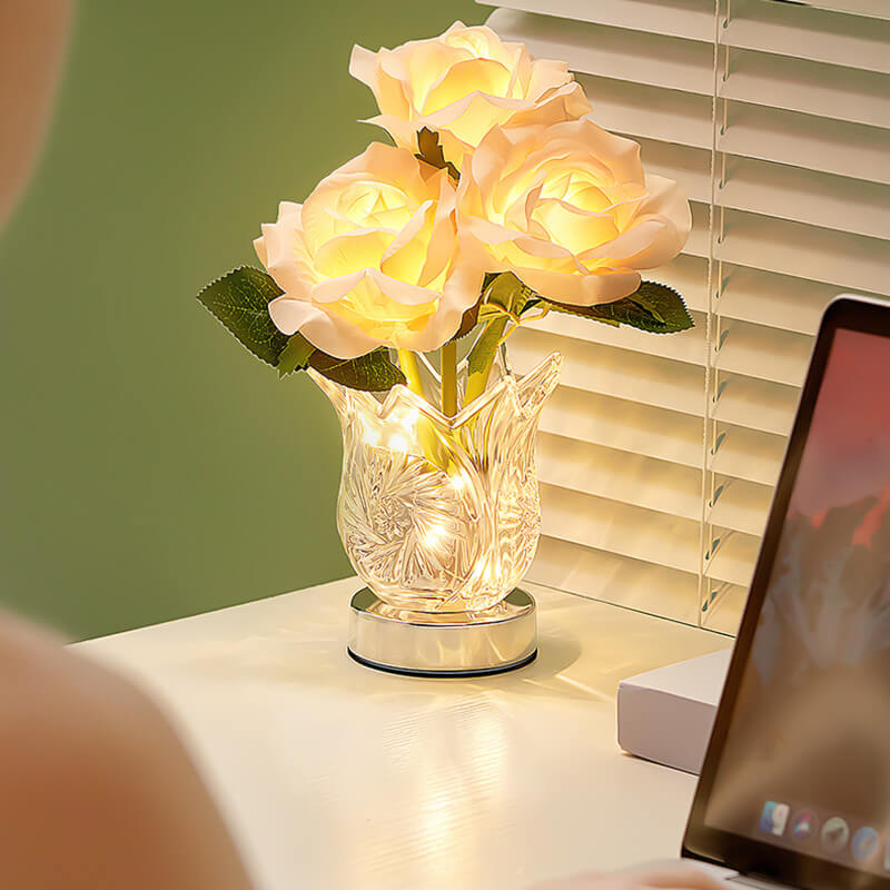 Lampe de nuit Champagne Rose