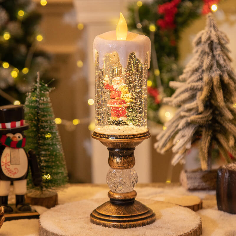 Weihnachtskristall-Kerzen-Nachtlicht
