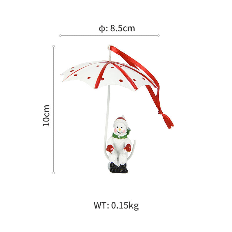 Christmas Parachute Iron Ornament