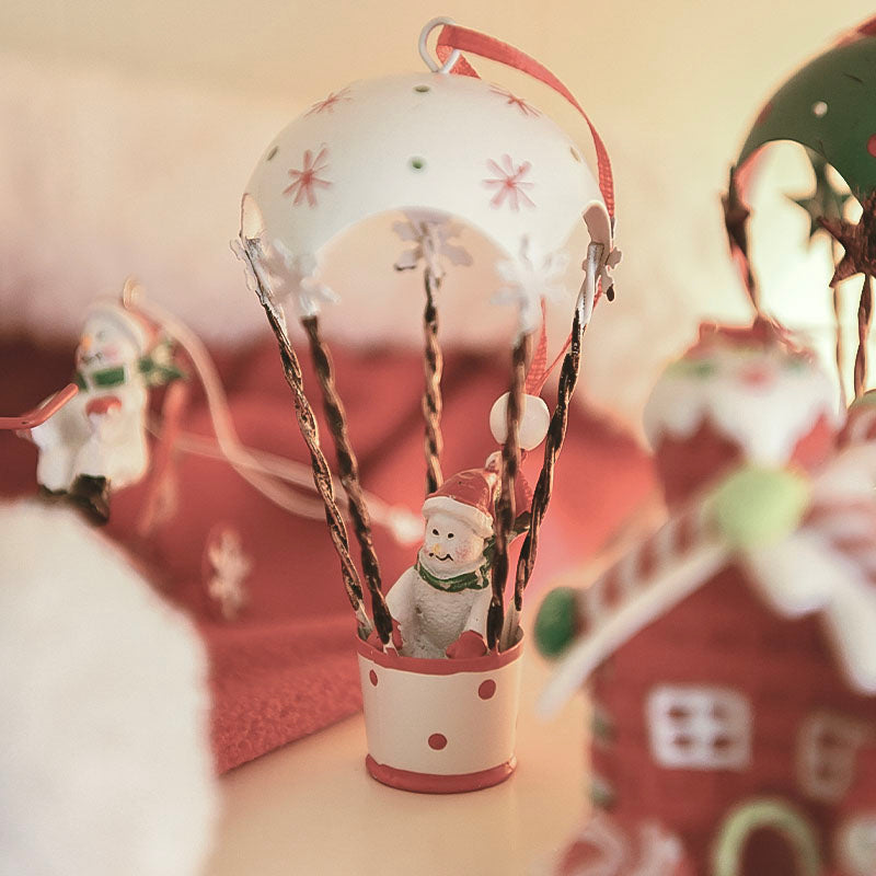 Christmas Parachute Iron Ornament