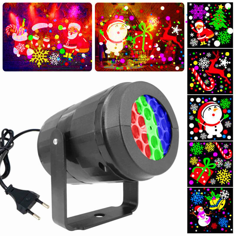 Projecteur de flocons de neige de Noël