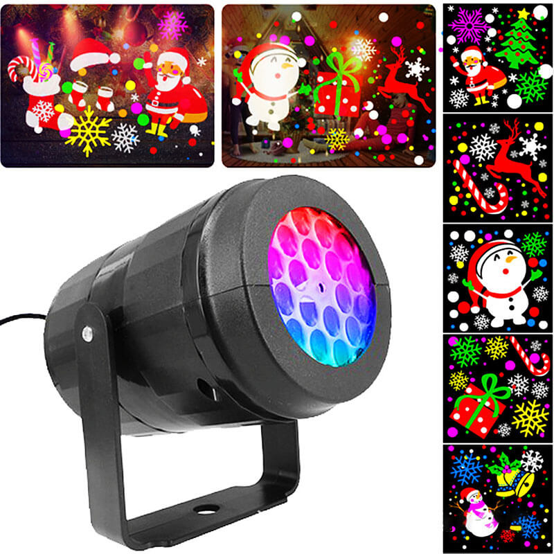 Projecteur de flocons de neige de Noël