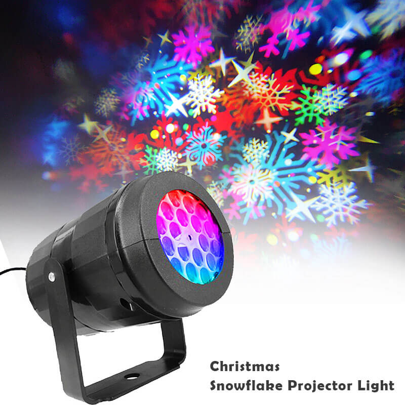 Projecteur de flocons de neige de Noël
