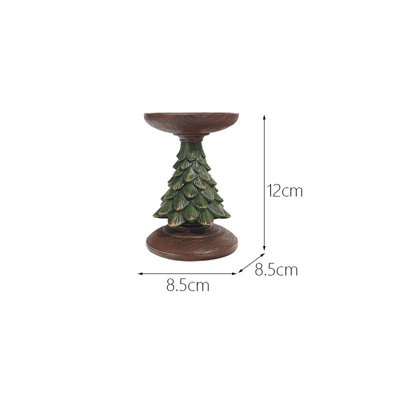 Christmas Tree Resin Candle Holder
