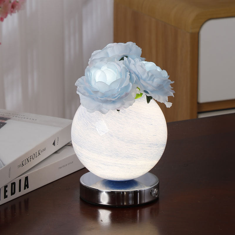 Cloud Rose Glass Table Lamp
