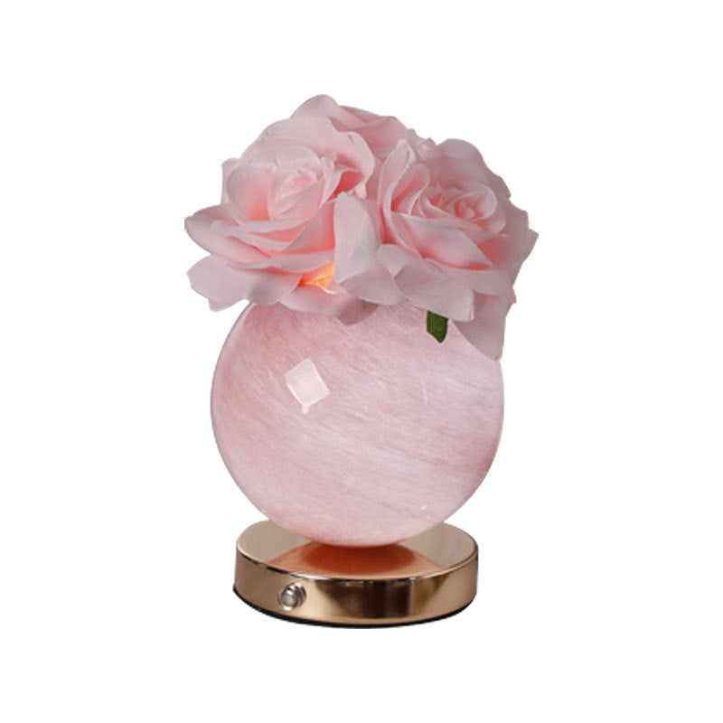 Cloud Rose Glass Table Lamp