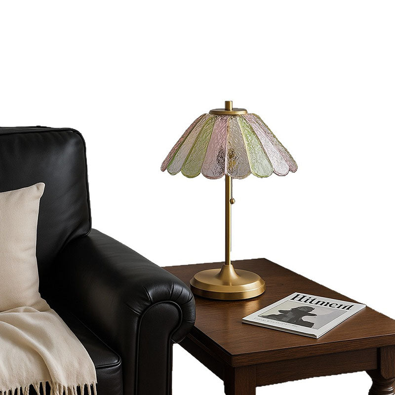 Colored Glass Table Lamp