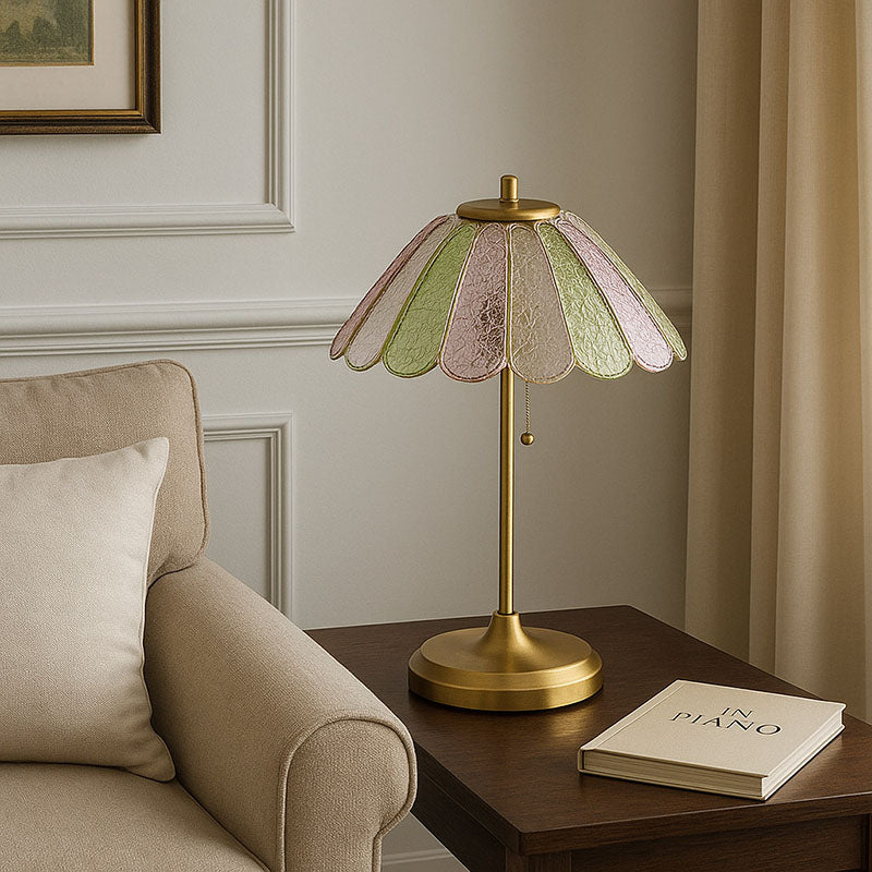Colored Glass Table Lamp