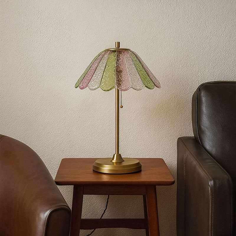 Colored Glass Table Lamp