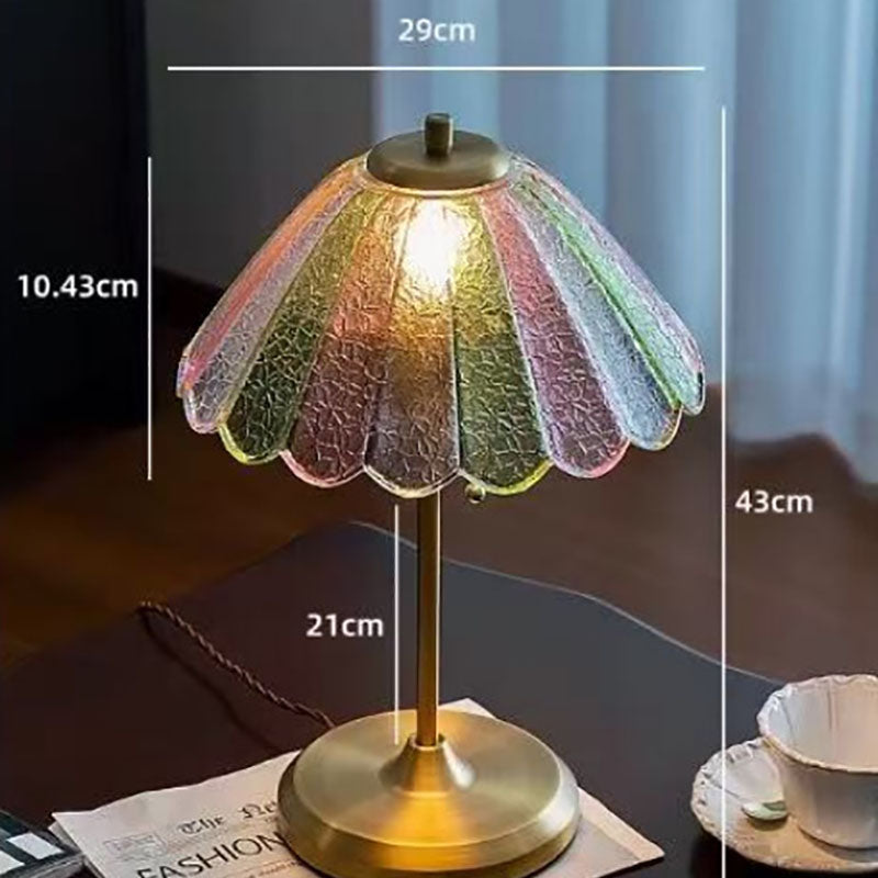 Colored Glass Table Lamp