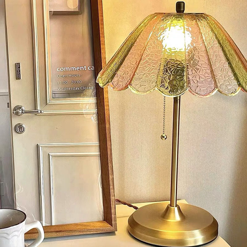 Colored Glass Table Lamp