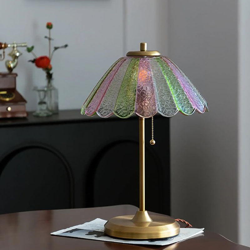 Colored Glass Table Lamp