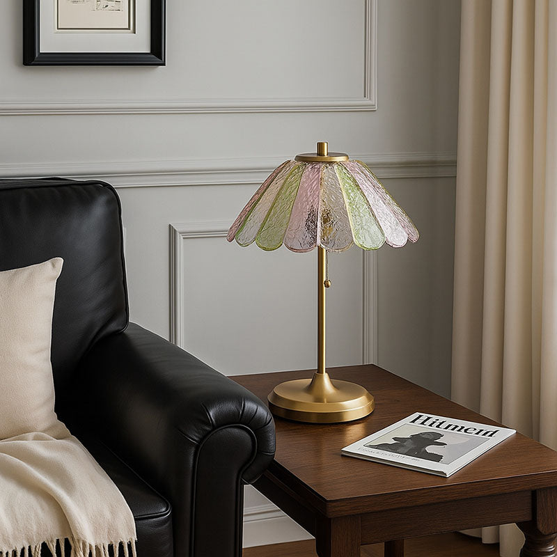 Colored Glass Table Lamp