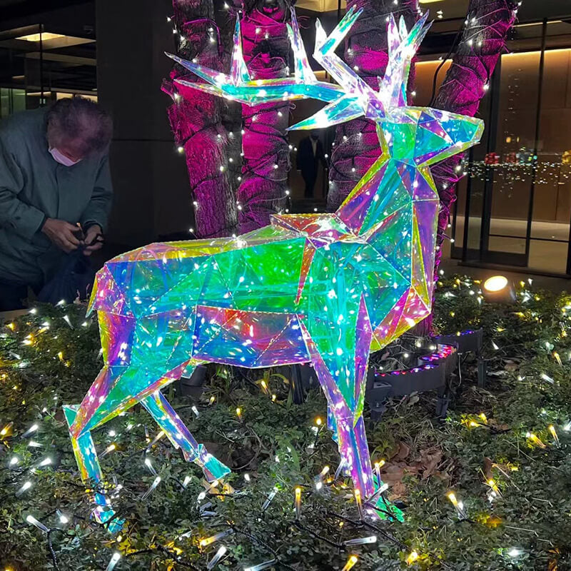 Veilleuse de Noël en forme d'élan Symphony