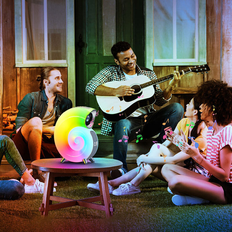 Lampe de table musicale Conch