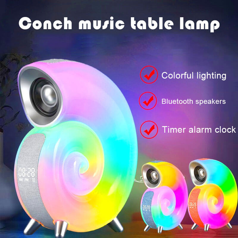 Lampe de table musicale Conch