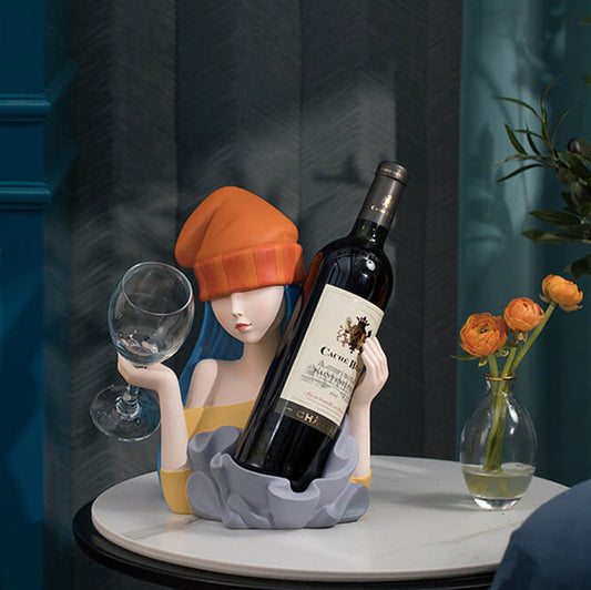 Coole Mädchen-Dekoration aus Kunstharz