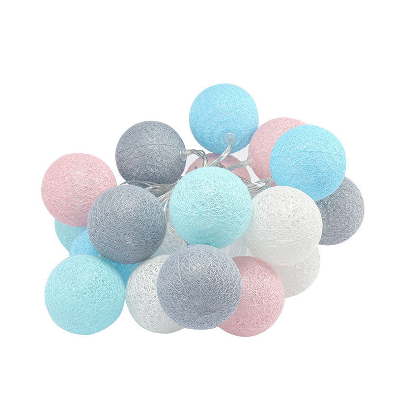 Cotton Ball LED String Light