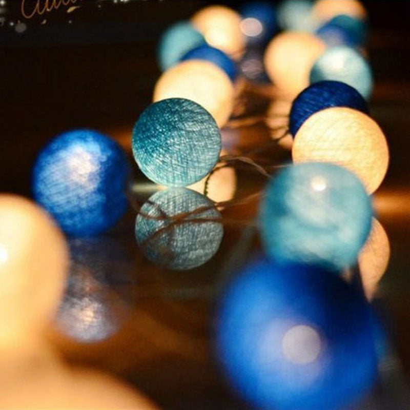 Cotton Ball LED String Light