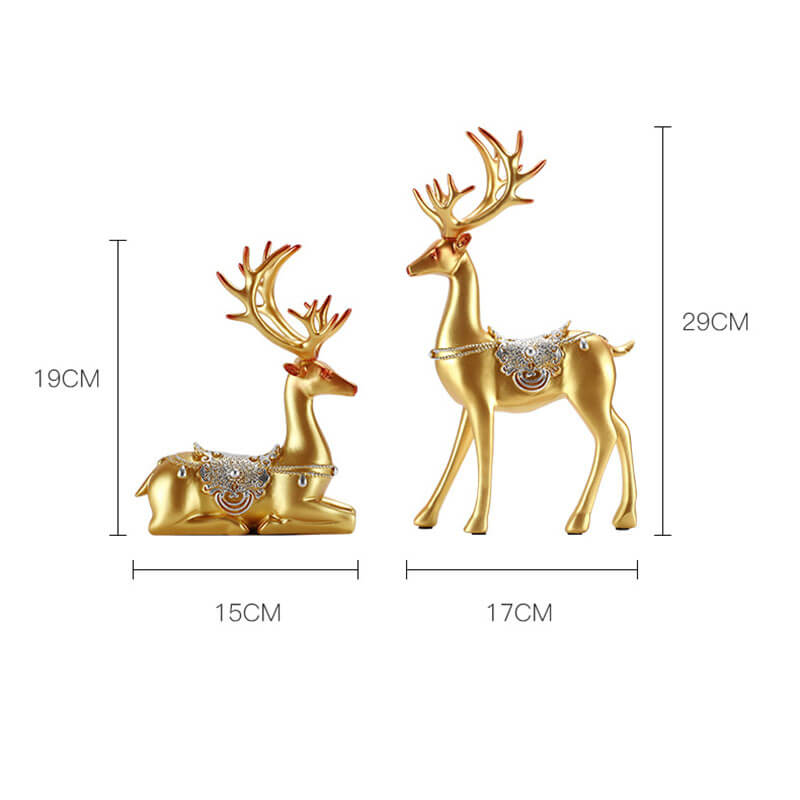 Couple de cerfs Ameublement de maison