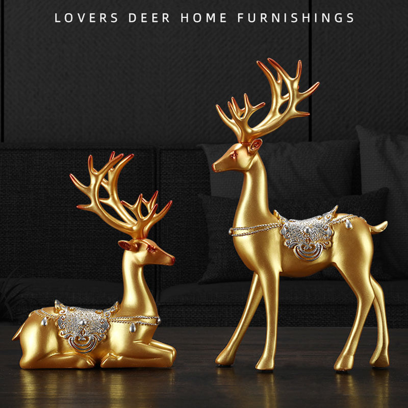 Couple de cerfs Ameublement de maison