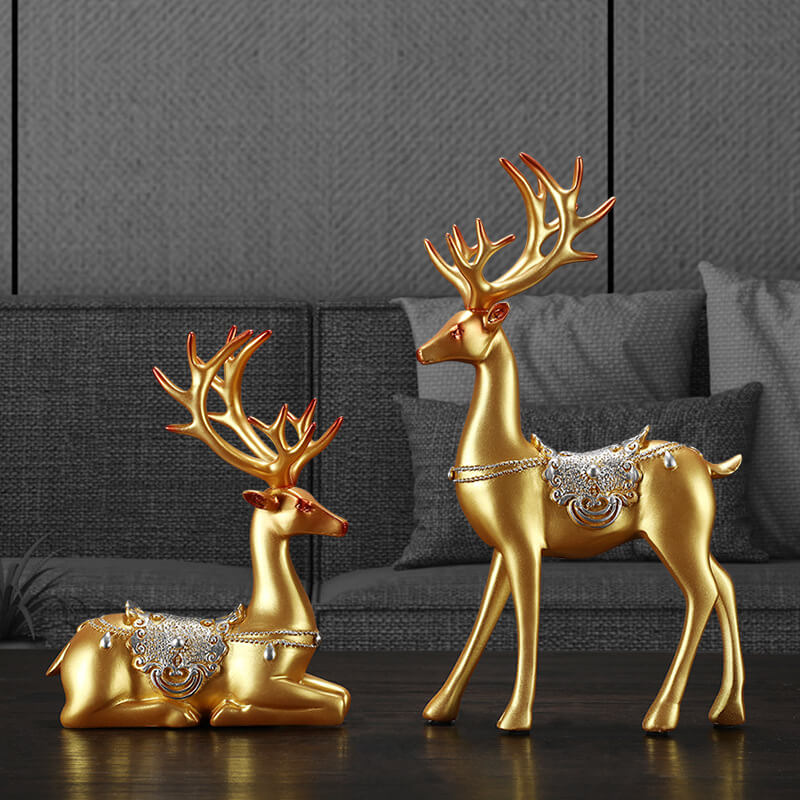 Couple de cerfs Ameublement de maison