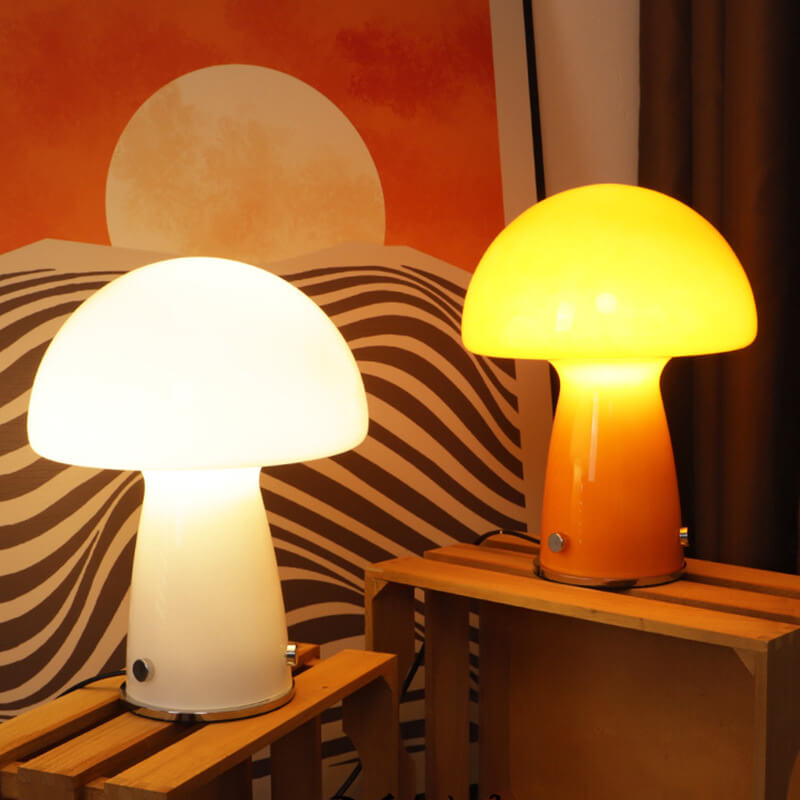 Lampe de table créative en forme de champignon