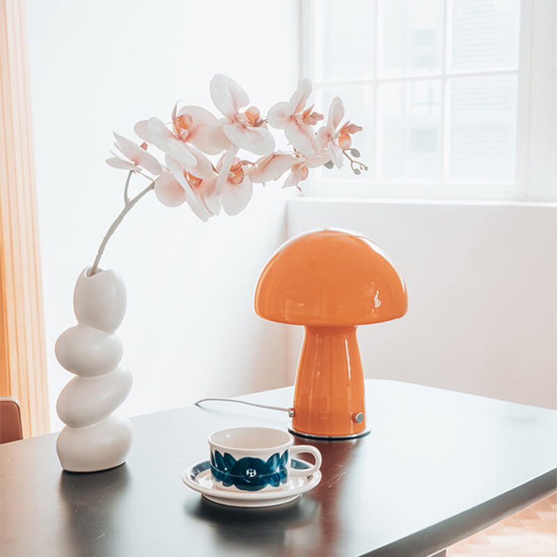Lampe de table créative en forme de champignon