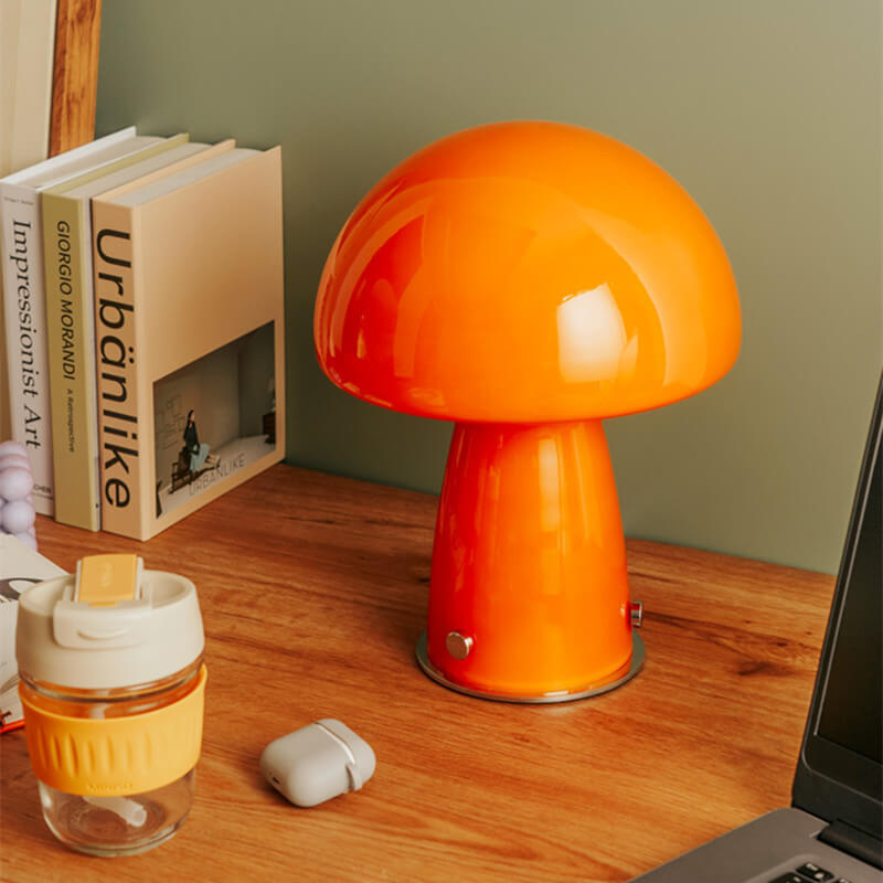 Lampe de table créative en forme de champignon