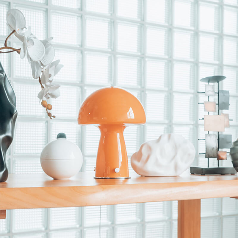 Lampe de table créative en forme de champignon
