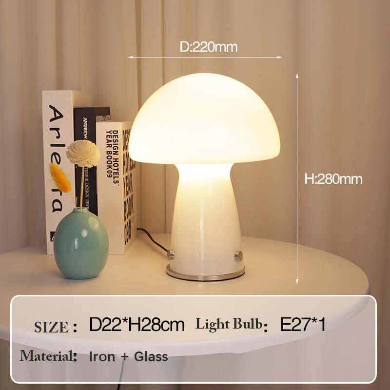 Lampe de table créative en forme de champignon
