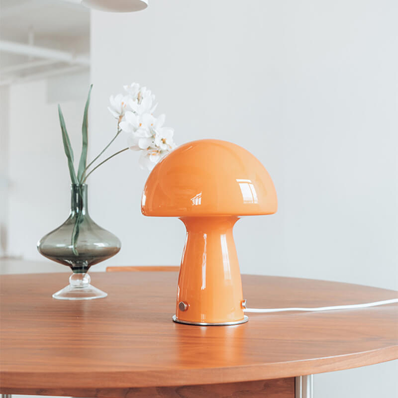 Lampe de table créative en forme de champignon