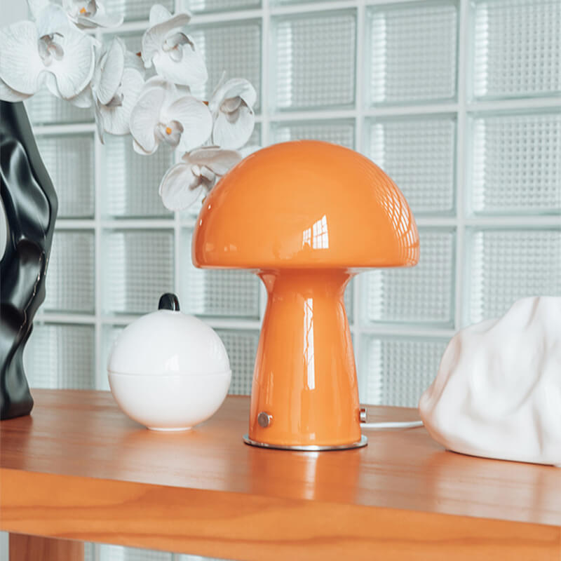 Lampe de table créative en forme de champignon