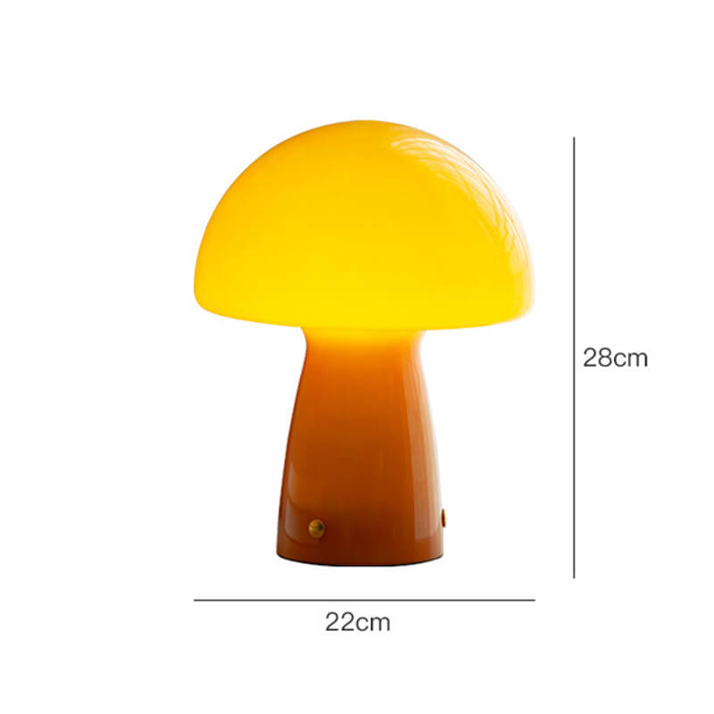 Lampe de table créative en forme de champignon