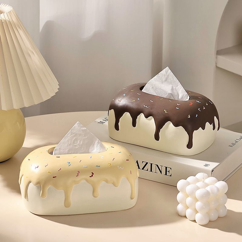 Creative Ceramic Cream Tissue Box