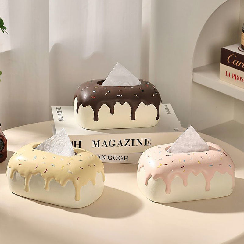 Creative Ceramic Cream Tissue Box