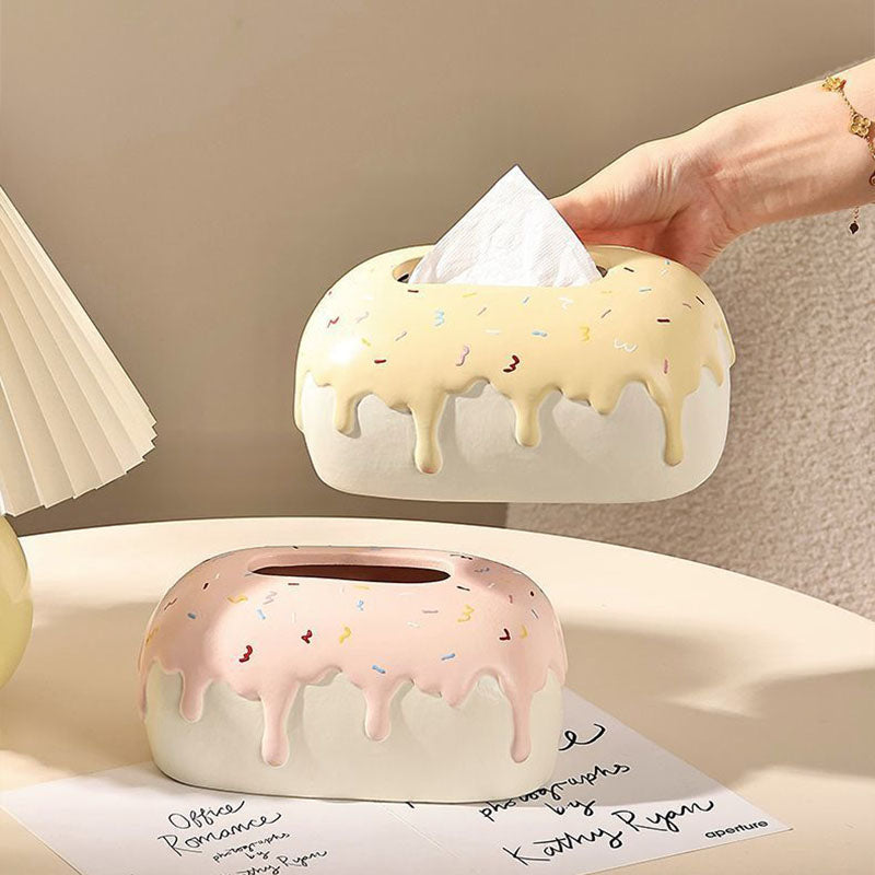Creative Ceramic Cream Tissue Box
