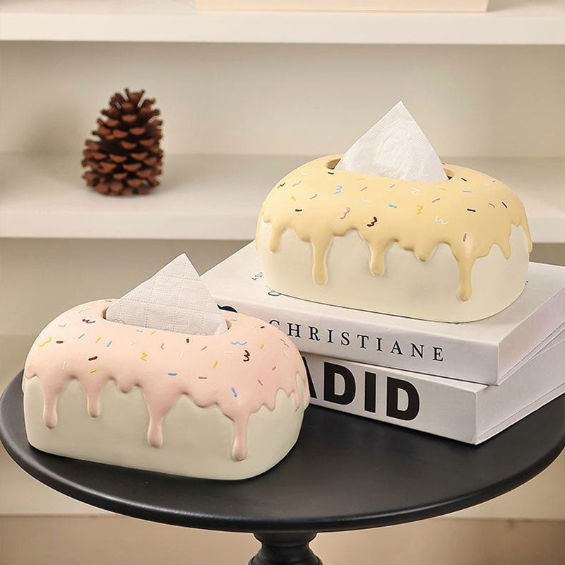 Creative Ceramic Cream Tissue Box