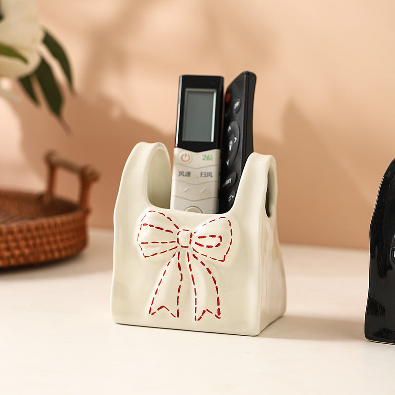 Creative Ceramic Handheld Storage Basket