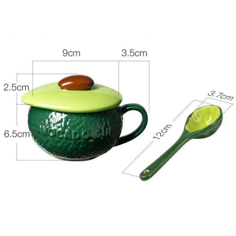 Tasse créative en céramique en forme de citrouille