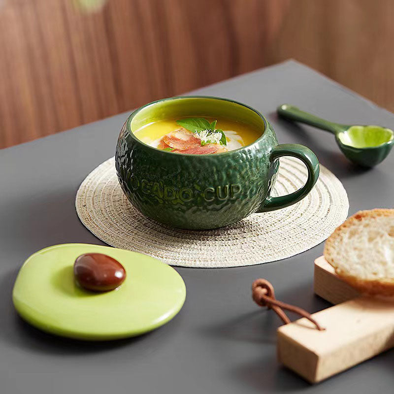 Tasse créative en céramique en forme de citrouille