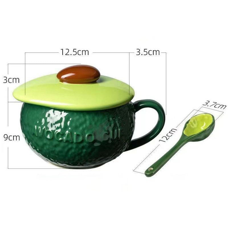Tasse créative en céramique en forme de citrouille