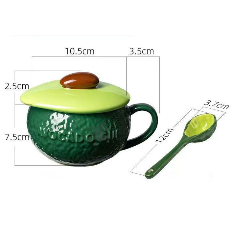 Tasse créative en céramique en forme de citrouille