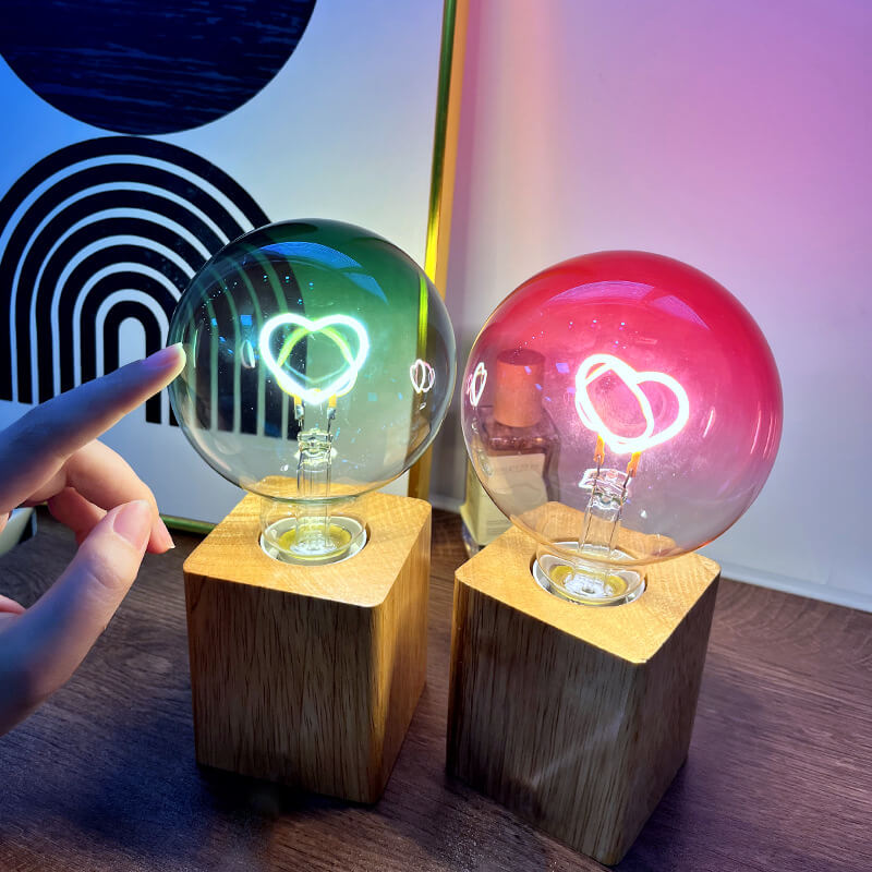 Veilleuse à ampoule colorée créative