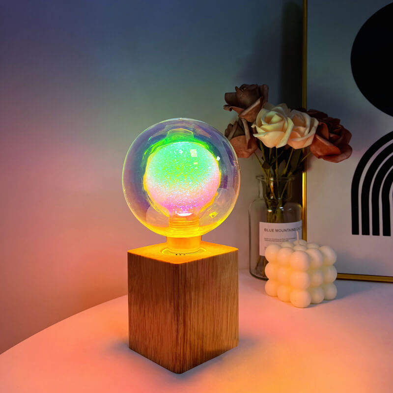 Veilleuse à ampoule colorée créative