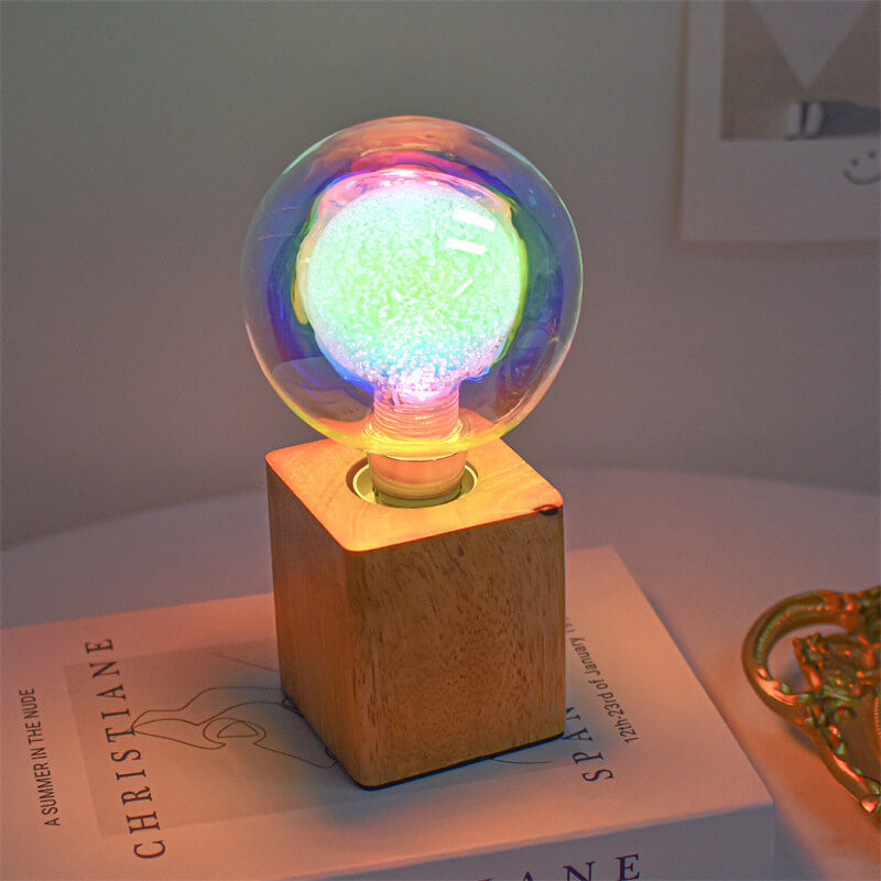 Veilleuse à ampoule colorée créative