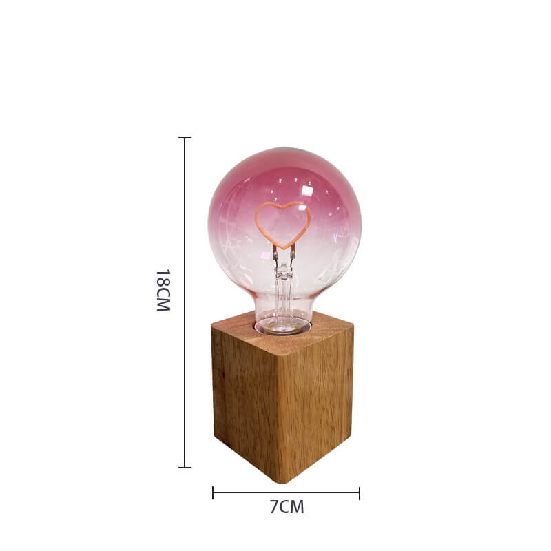 Veilleuse à ampoule colorée créative